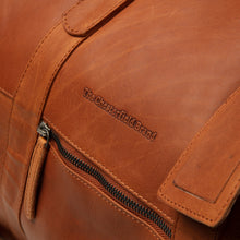 Afbeelding in Gallery-weergave laden, Reistas Portsmouth leder cognac Chesterfield
