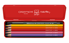 Afbeelding in Gallery-weergave laden, set kleurpotloden Keith Haring Caran d'Ache