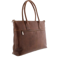 Afbeelding in Gallery-weergave laden, PLEVIER PARRAMATTA TOTE BAG 15.6 INCH COGNAC