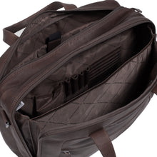 Afbeelding in Gallery-weergave laden, Laptoptas Ryan 17.3 inch leder bruin Chesterfield