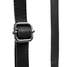Afbeelding in Gallery-weergave laden, Tasje met lange riem voor GSM Anderson leder zwart Chesterfield