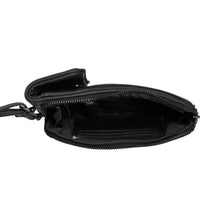 Afbeelding in Gallery-weergave laden, Tasje met lange riem voor GSM Anderson leder zwart Chesterfield