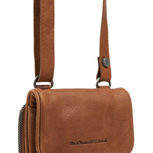 Afbeelding in Gallery-weergave laden, Tasje met lange riem voor GSM Anderson leder cognac Chesterfield