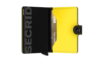 Afbeelding in Gallery-weergave laden, Secrid Miniwallet Matte Black Yellow