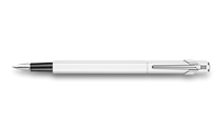 Afbeelding in Gallery-weergave laden, Vulpen 849 metal white F caran d'Ache