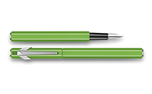 Afbeelding in Gallery-weergave laden, Vulpen 849 Metal green Fluo M Caran d'Ache