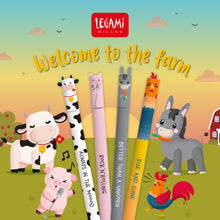 Afbeelding in Gallery-weergave laden, set 4 uitwisbare pennen Farm sweet farm- Legami  Limited Edition
