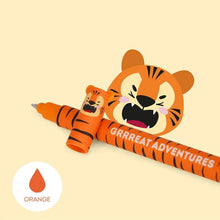 Afbeelding in Gallery-weergave laden, Uitwisbare pen oranje tijger Legami
