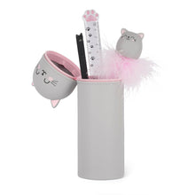 Afbeelding in Gallery-weergave laden, Pennenzak Silicone Kitty Kawaii Legami
