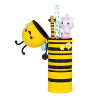 Afbeelding in Gallery-weergave laden, Pennenzak Silicone Bee Kawaii Legami
