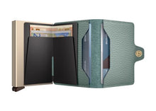Afbeelding in Gallery-weergave laden, Secure Twin Pebble Sea Green Wallet Secrid
