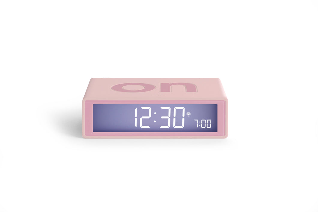 Lexon Flip+ Clock Pink