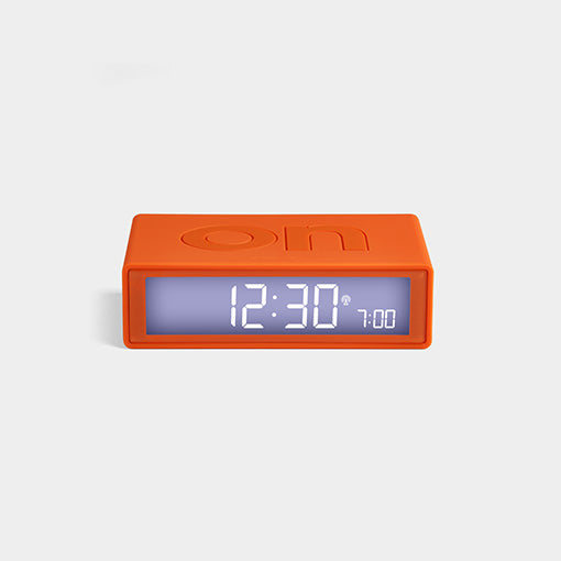 Lexon Flip+ Clock Orange