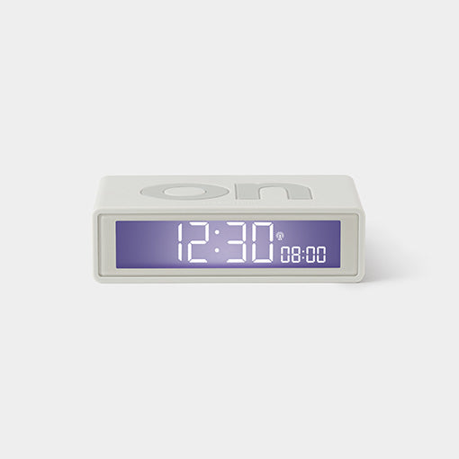 Lexon Flip+ Clock White